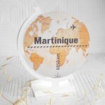 Nom de table globe terrestre mariage voyage